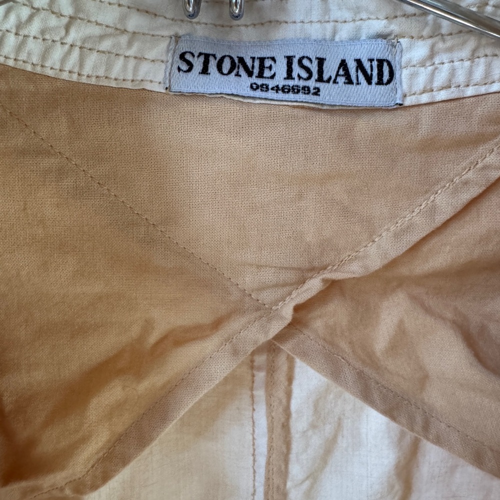 Stone Island Off White Fishtail Light Jacket